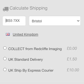 UK shipping information