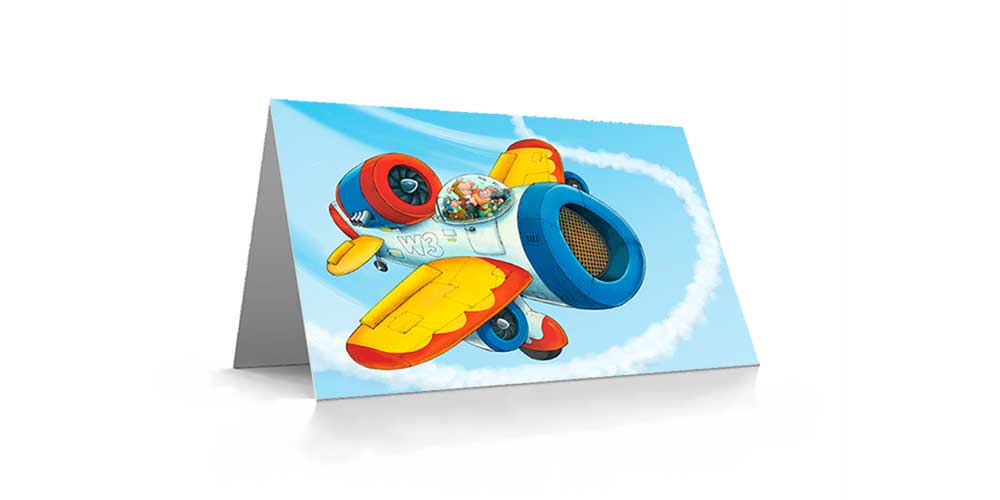 105mm x 75mm Card from artwork