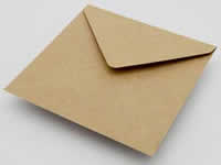 Brown Kraft Ribbed Envelope