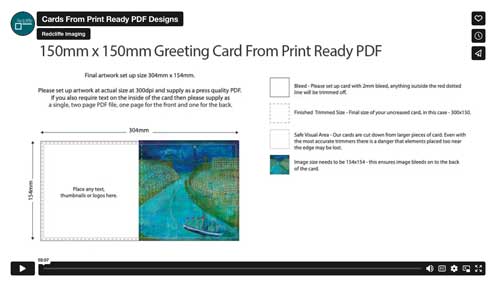 Cards From Print Ready PDFs