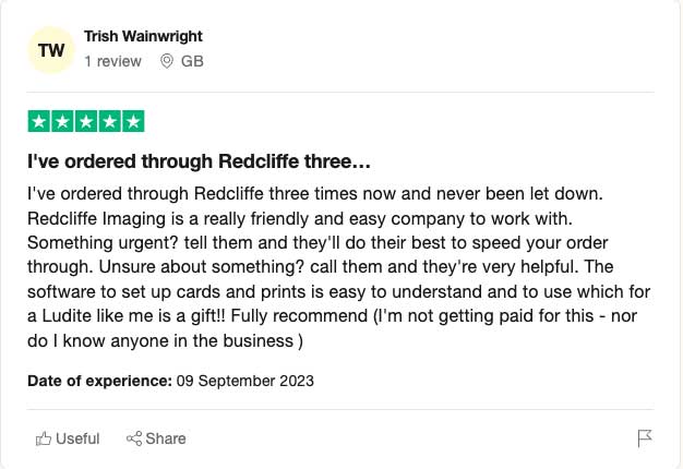 Trustpilot review